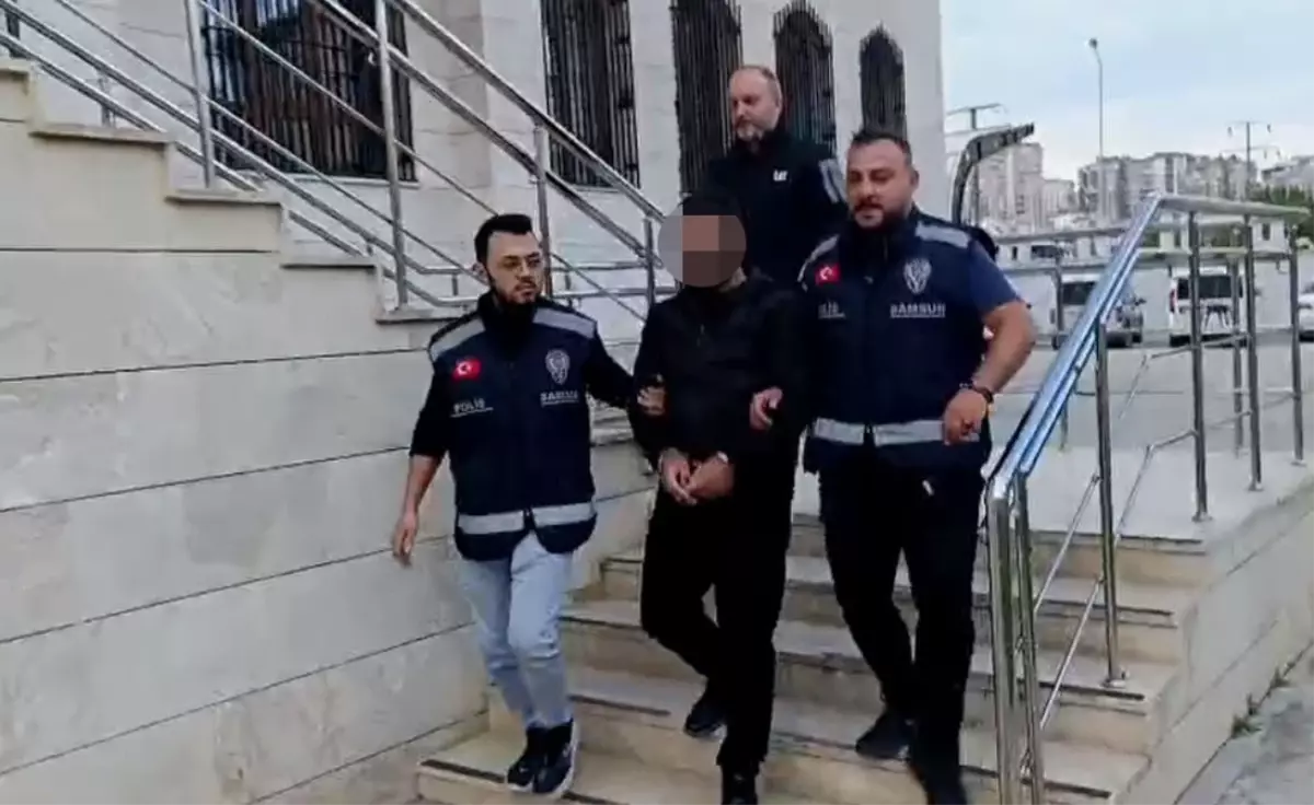 samsunda cocuk teslimi sirasinda silahli kavga Kli5JANL